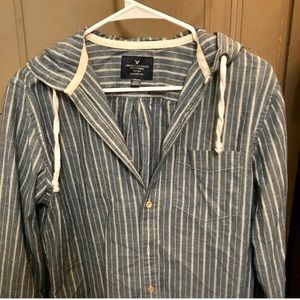 Casual button down hoodie